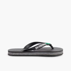 Cangrejeras Y Playa<Pisamonas Sandalias De Goma Brasileras Unisex Color Negro