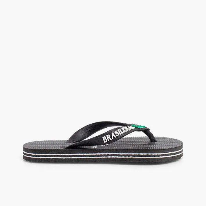 Cangrejeras Y Playa<Pisamonas Sandalias De Goma Brasileras Unisex Color Negro