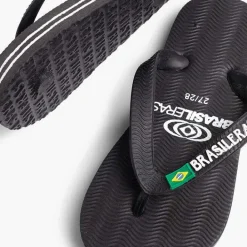 Cangrejeras Y Playa<Pisamonas Sandalias De Goma Brasileras Unisex Color Negro