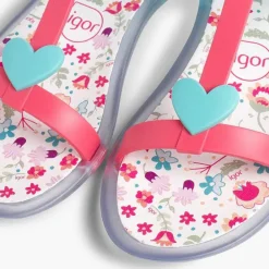 Cangrejeras Y Chanclas<Pisamonas Sandalias De Goma Niña Tricia Color Fucsia Y Aguamarina