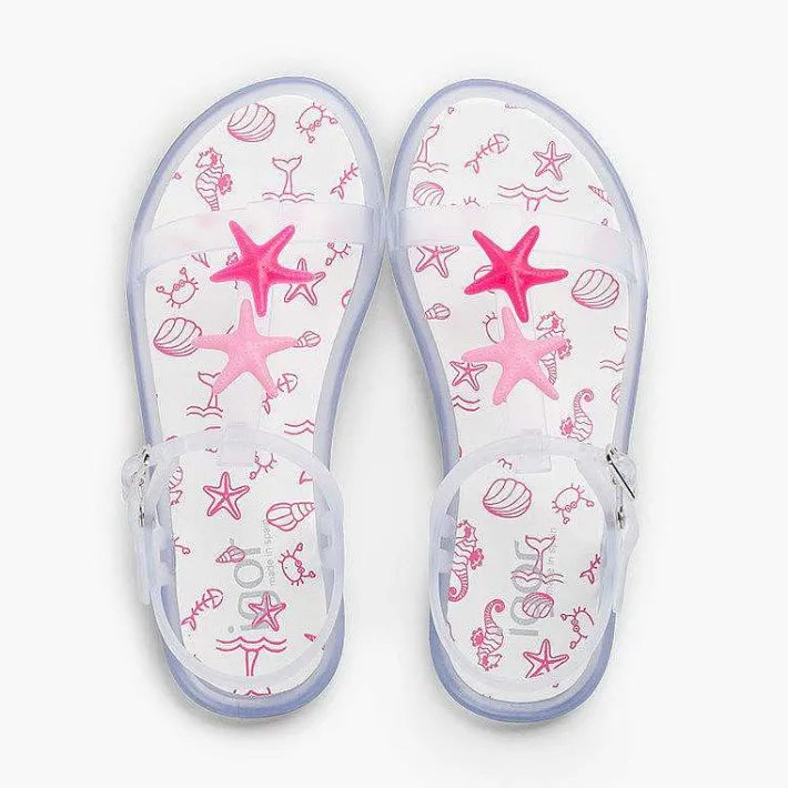 Sandalias<Pisamonas Sandalias Goma Niña Estrellas De Mar