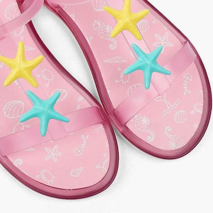 Sandalias<Pisamonas Sandalias Goma Niña Estrellas De Mar