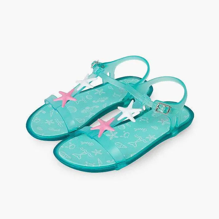 Sandalias<Pisamonas Sandalias Goma Niña Estrellas De Mar