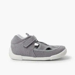 Sandalias<Pisamonas Sandalias Lona Niño Con Tira Adherente