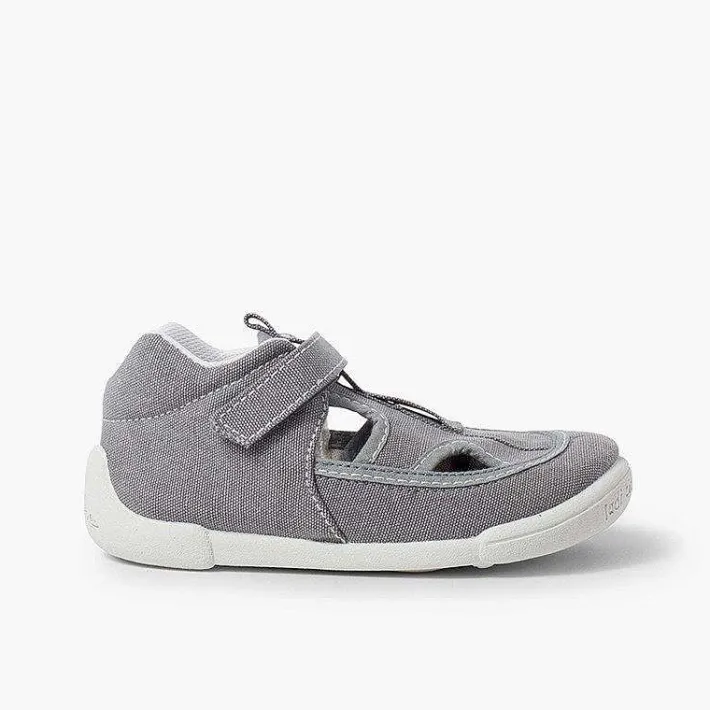 Sandalias<Pisamonas Sandalias Lona Niño Con Tira Adherente