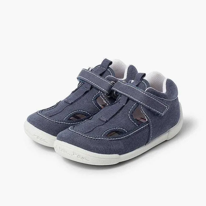 Sandalias<Pisamonas Sandalias Lona Niño Con Tira Adherente