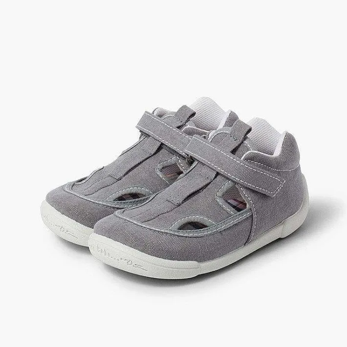 Sandalias<Pisamonas Sandalias Lona Niño Con Tira Adherente