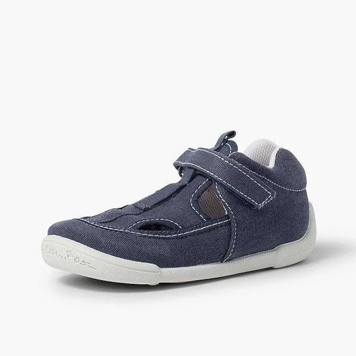 Sandalias<Pisamonas Sandalias Lona Niño Con Tira Adherente