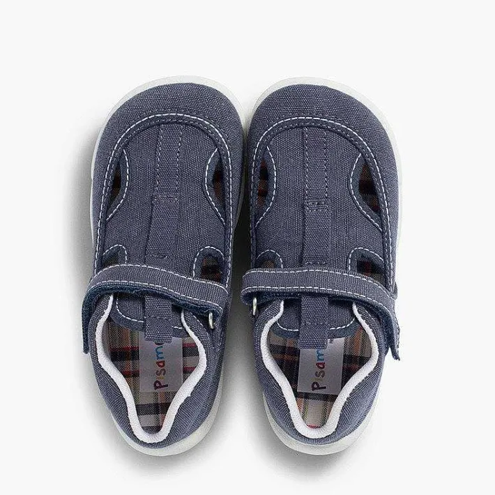 Sandalias<Pisamonas Sandalias Lona Niño Con Tira Adherente