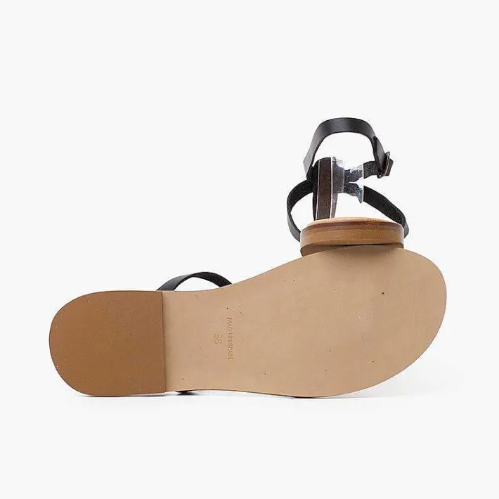 Sandalias<Pisamonas Sandalias Mujer Con Tachuelas De Piel