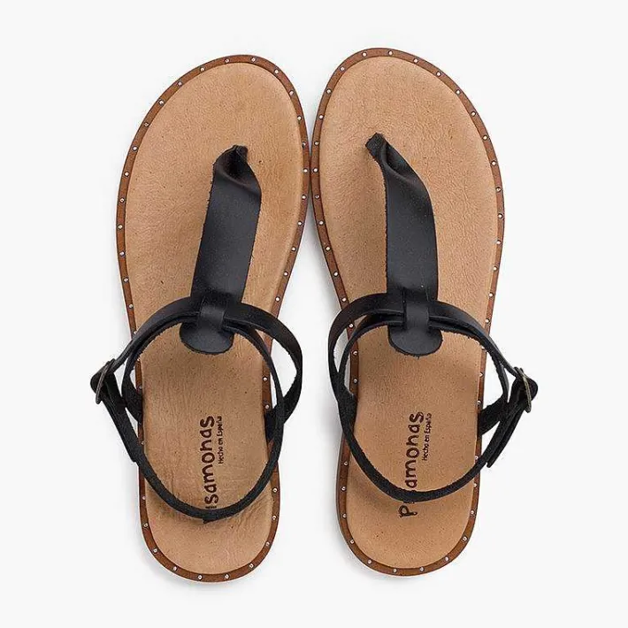Sandalias<Pisamonas Sandalias Mujer Con Tachuelas De Piel