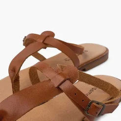 Sandalias<Pisamonas Sandalias Mujer Con Tachuelas De Piel