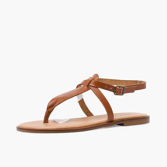 Sandalias<Pisamonas Sandalias Mujer Con Tachuelas De Piel