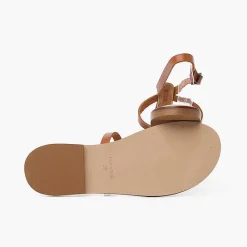 Sandalias<Pisamonas Sandalias Mujer Con Tachuelas De Piel