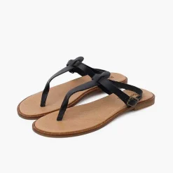 Sandalias<Pisamonas Sandalias Mujer Con Tachuelas De Piel