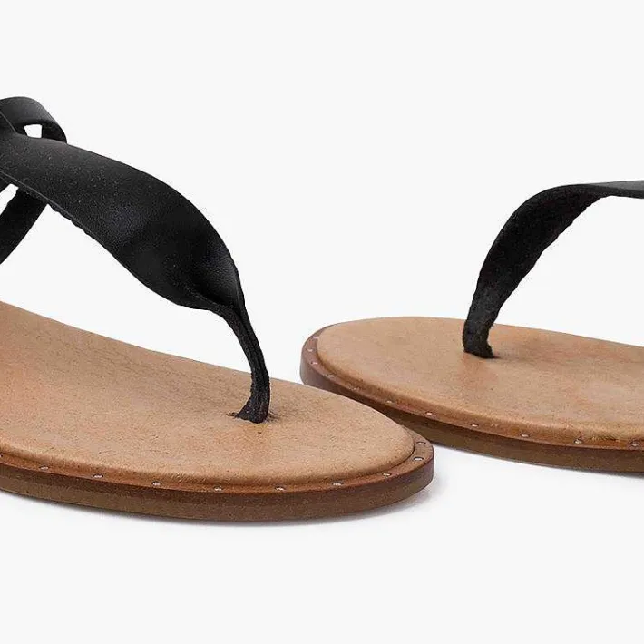 Sandalias<Pisamonas Sandalias Mujer Con Tachuelas De Piel