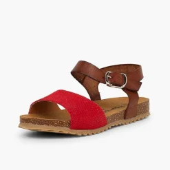 Sandalias<Pisamonas Sandalias Niña Bio Cuero Niña Y Serraje Grabado