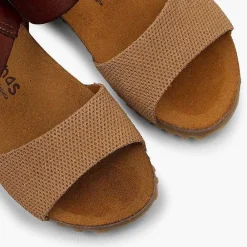 Sandalias<Pisamonas Sandalias Niña Bio Cuero Niña Y Serraje Grabado