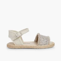 Sandalias<Pisamonas Sandalias Niña Brillantes Con Flecos