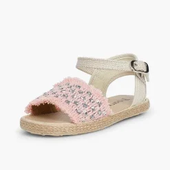 Sandalias<Pisamonas Sandalias Niña Brillantes Con Flecos