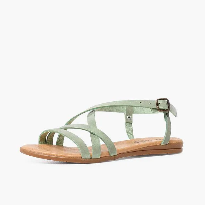 Sandalias<Pisamonas Sandalias Niña Con Tiras Cruzadas Y Cierre Hebilla