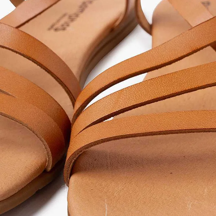 Sandalias<Pisamonas Sandalias Niña Con Tiras Cruzadas Y Cierre Hebilla