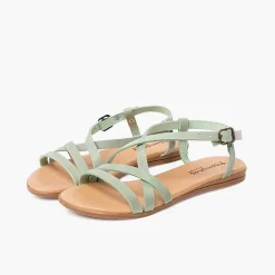 Sandalias<Pisamonas Sandalias Niña Con Tiras Cruzadas Y Cierre Hebilla