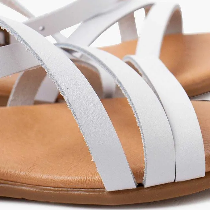 Sandalias<Pisamonas Sandalias Niña Con Tiras Cruzadas Y Cierre Hebilla