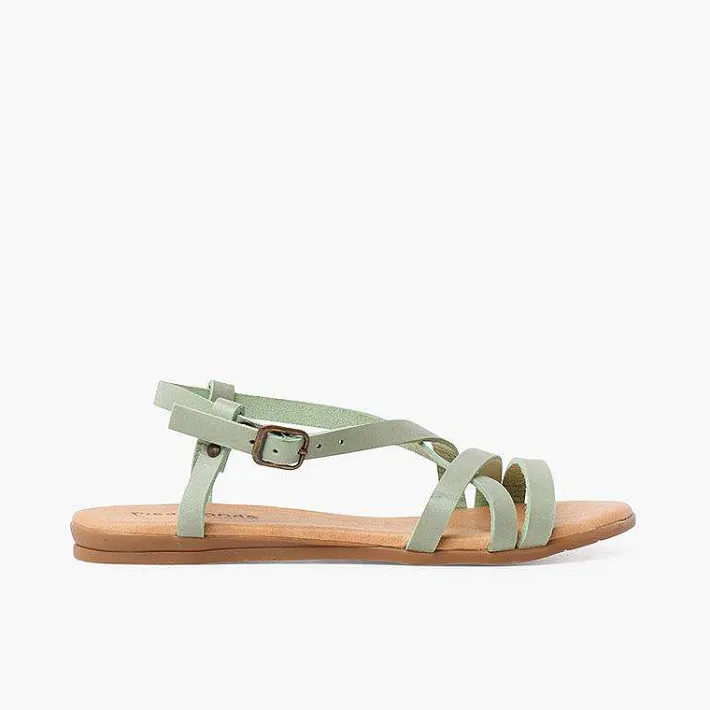 Sandalias<Pisamonas Sandalias Niña Con Tiras Cruzadas Y Cierre Hebilla