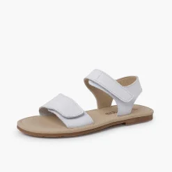 Sandalias<Pisamonas Sandalias Niña En Piel Con Tiras Adherentes