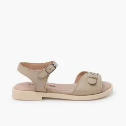 Sandalias<Pisamonas Sandalias Niña En Piel. Pala Hebilla