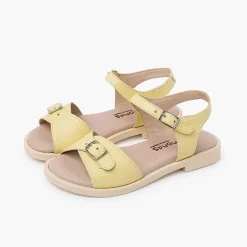 Sandalias<Pisamonas Sandalias Niña En Piel. Pala Hebilla