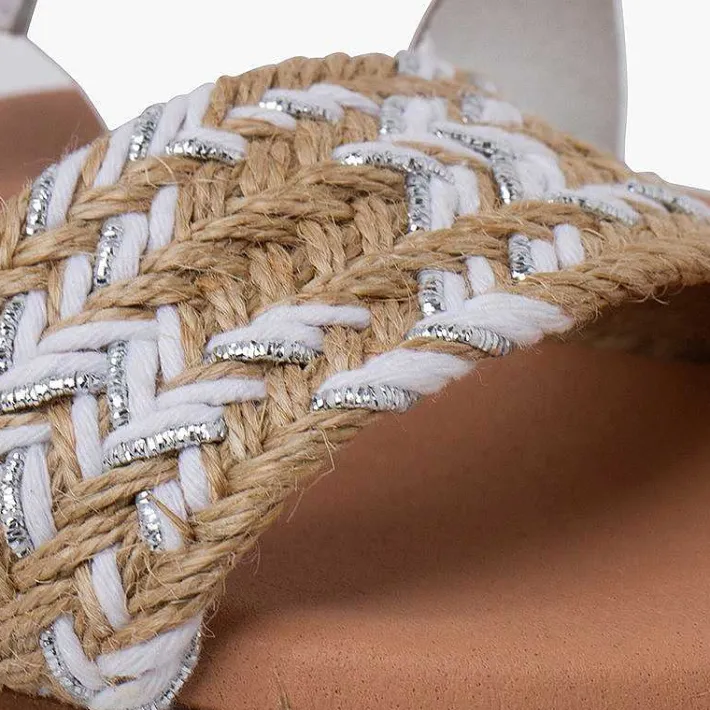 Sandalias<Pisamonas Sandalias Niña En Yute. Pala Con Tira Adherente