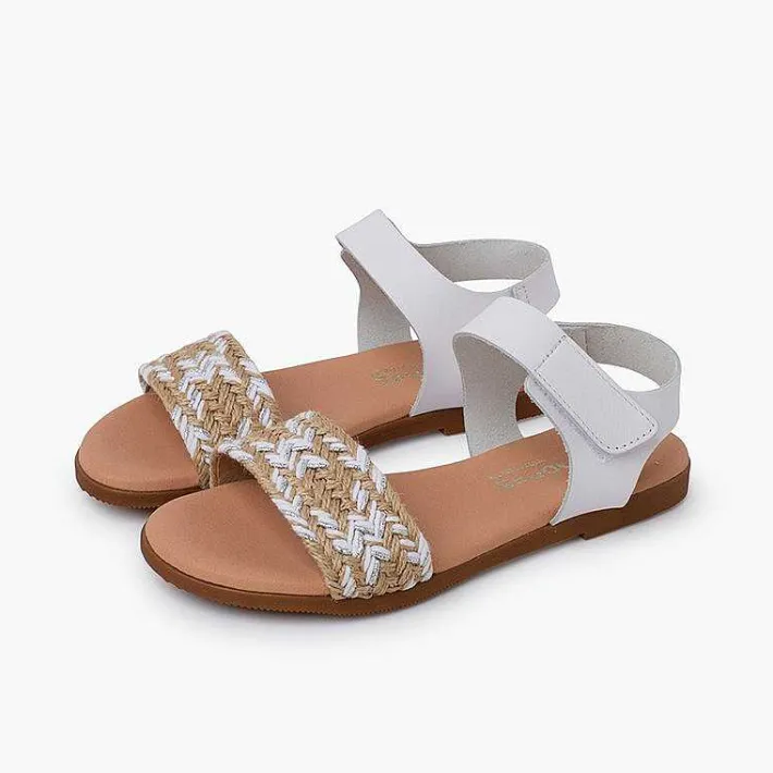 Sandalias<Pisamonas Sandalias Niña En Yute. Pala Con Tira Adherente
