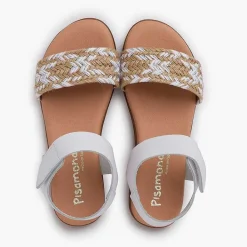 Sandalias<Pisamonas Sandalias Niña En Yute. Pala Con Tira Adherente