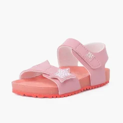 Sandalias<Pisamonas Sandalias Niña Estrella Doble Cierre Adherente Y Suela Bio Color Rosa