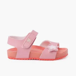 Sandalias<Pisamonas Sandalias Niña Estrella Doble Cierre Adherente Y Suela Bio Color Rosa