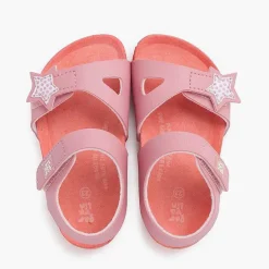 Sandalias<Pisamonas Sandalias Niña Estrella Doble Cierre Adherente Y Suela Bio Color Rosa