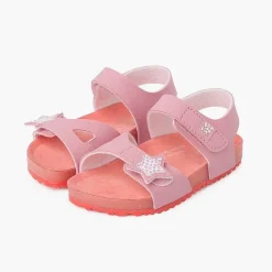 Sandalias<Pisamonas Sandalias Niña Estrella Doble Cierre Adherente Y Suela Bio Color Rosa