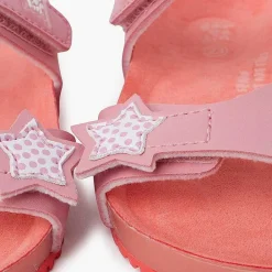 Sandalias<Pisamonas Sandalias Niña Estrella Doble Cierre Adherente Y Suela Bio Color Rosa