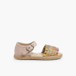 Sandalias<Pisamonas Sandalias Niña Flecos Tipo Alpargata