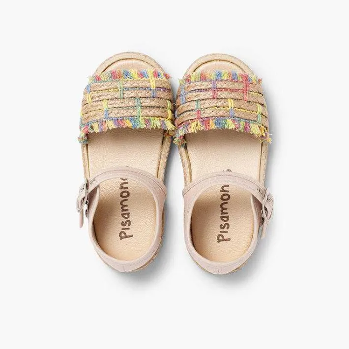 Sandalias<Pisamonas Sandalias Niña Flecos Tipo Alpargata
