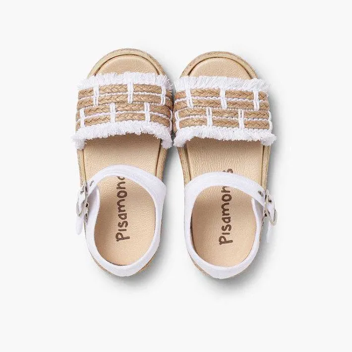 Sandalias<Pisamonas Sandalias Niña Flecos Tipo Alpargata