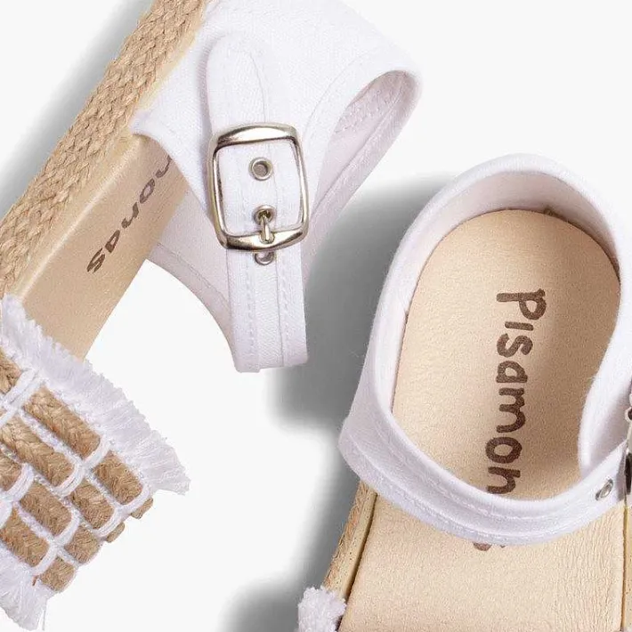 Sandalias<Pisamonas Sandalias Niña Flecos Tipo Alpargata