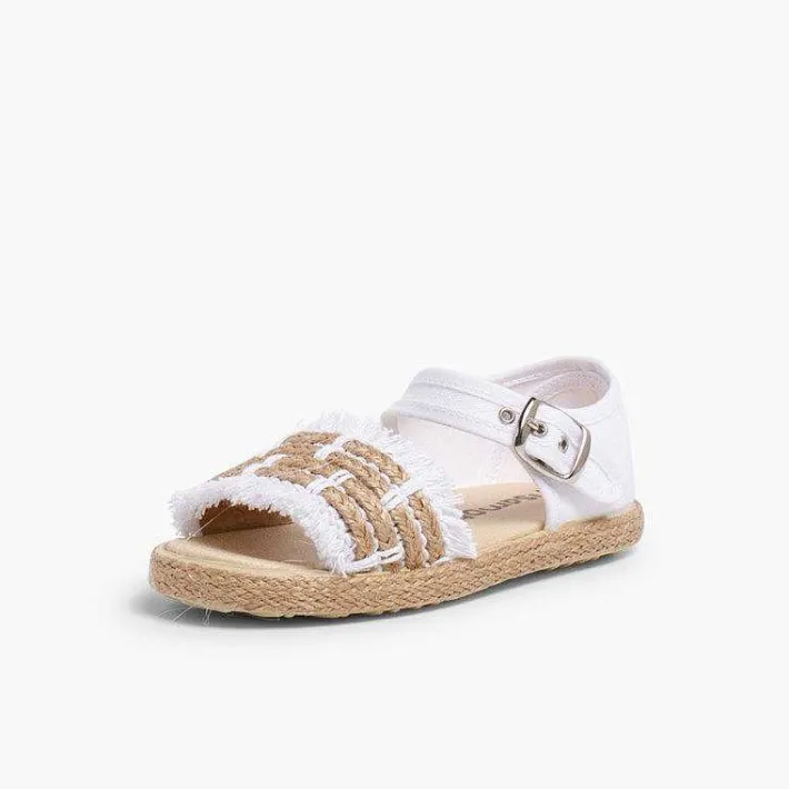 Sandalias<Pisamonas Sandalias Niña Flecos Tipo Alpargata