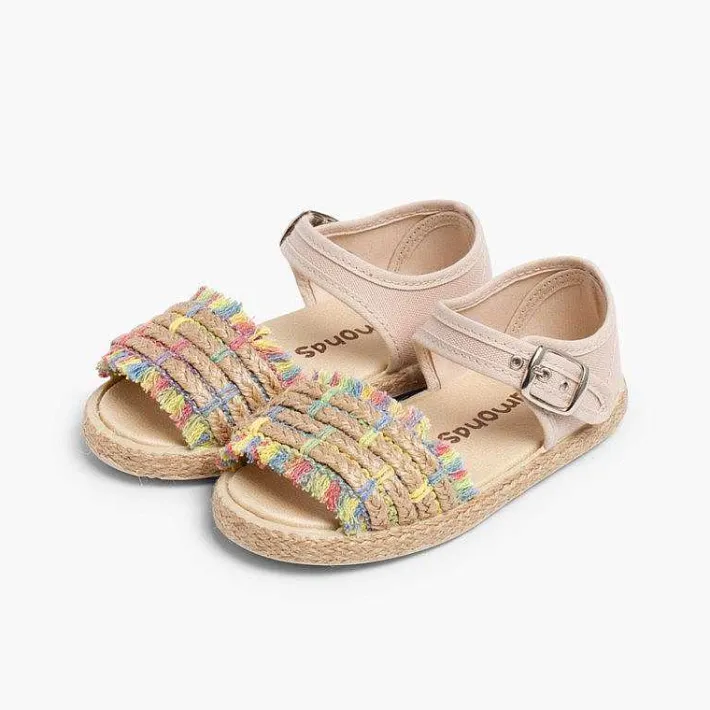Sandalias<Pisamonas Sandalias Niña Flecos Tipo Alpargata