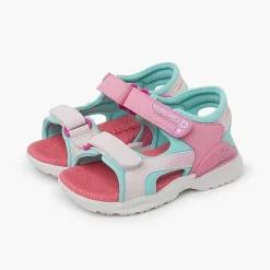 Sandalias<Pisamonas Sandalias Niña Lona Doble Cierre Biomecanics Color Rosa