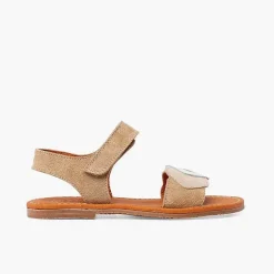 Sandalias<Pisamonas Sandalias Niña Multicolor De Serraje Con Cierre Adherente