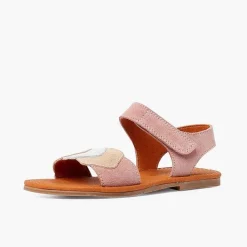 Sandalias<Pisamonas Sandalias Niña Multicolor De Serraje Con Cierre Adherente