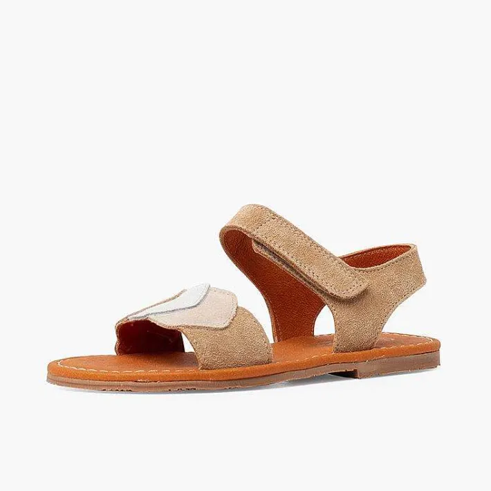 Sandalias<Pisamonas Sandalias Niña Multicolor De Serraje Con Cierre Adherente